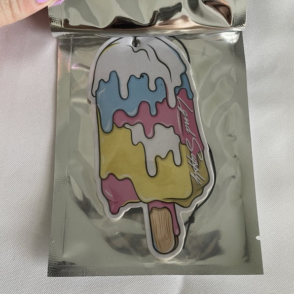 LGND Supply CO Car Freshener 2 Pack Smiley Face In Hat Popsicle Sealed - Picture 2 of 2